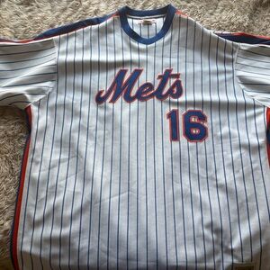 Mitchell & Ness Blue and White Mets Jersey